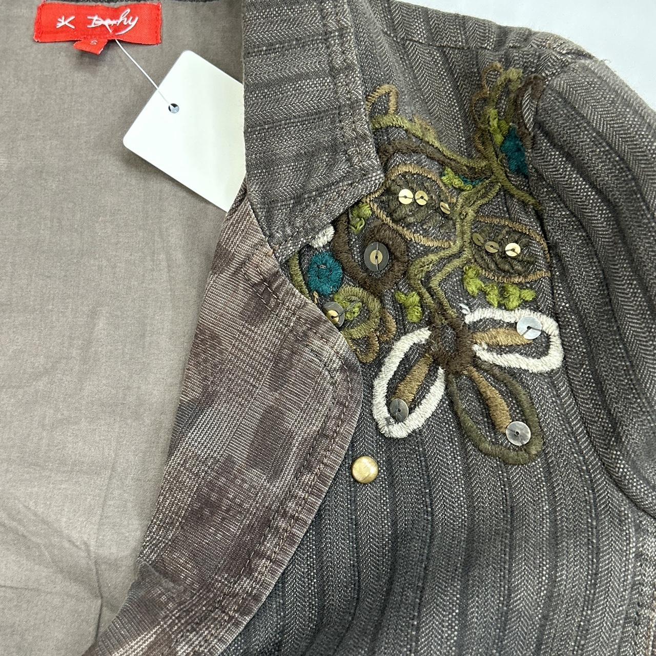 Vintage y2k style embellished tailored jacket
