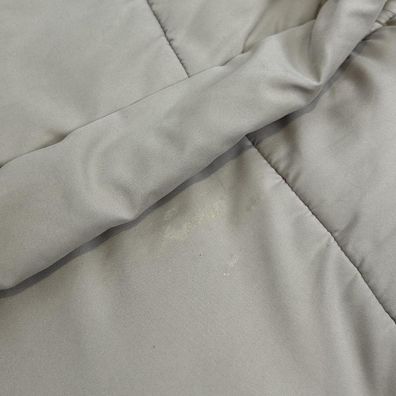 Vintage y2k style cream puffer jacket
