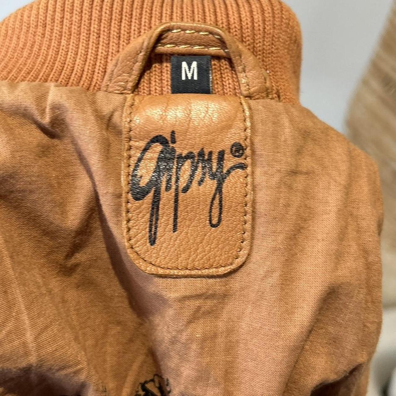 Vintage y2k style brown leather jacket 🤎