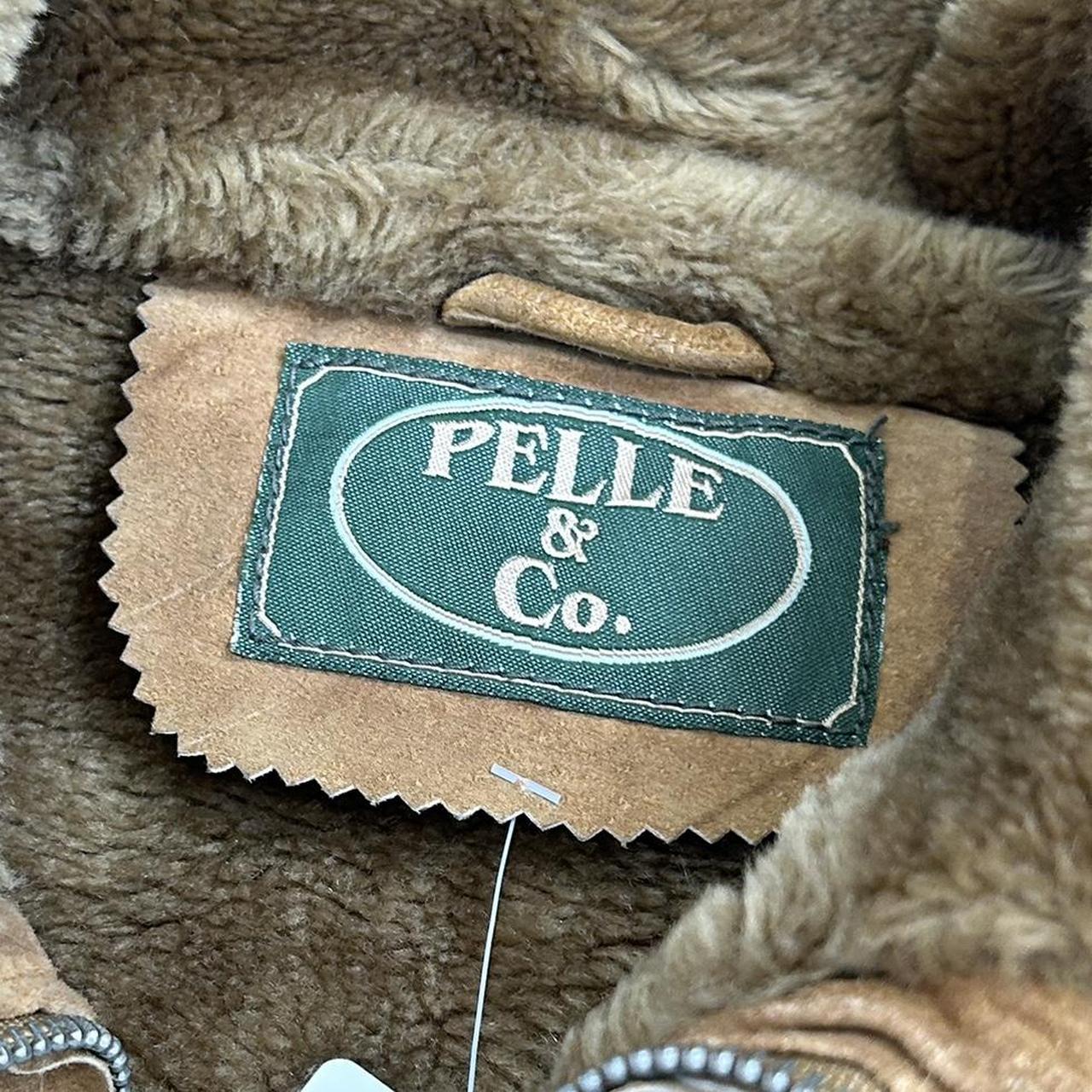 Vintage y2k style tan suede jacket with faux fur interior