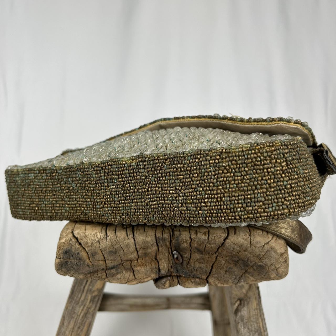 Vintage y2k style beaded shoulder bag