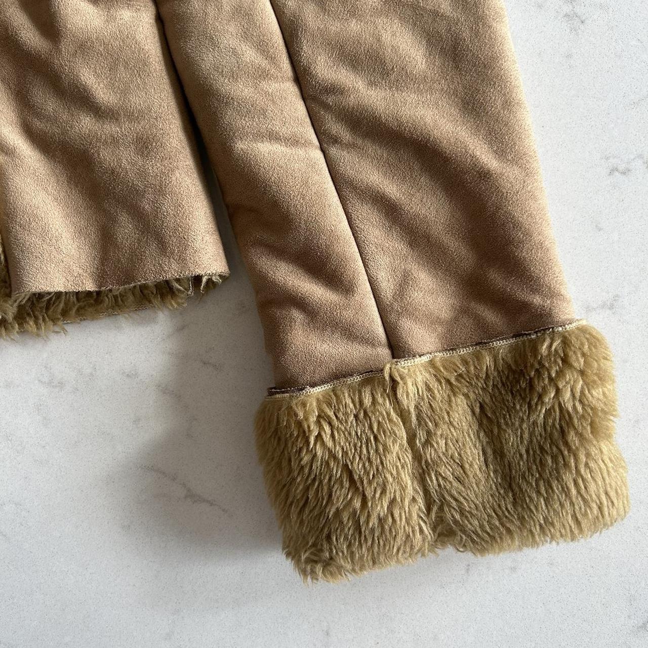 Vintage y2k style sheepskin jacket