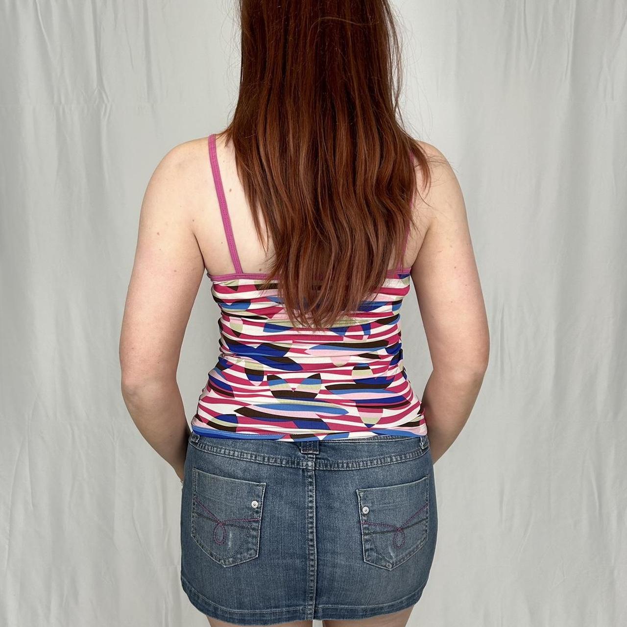 Vintage y2k style printed cami