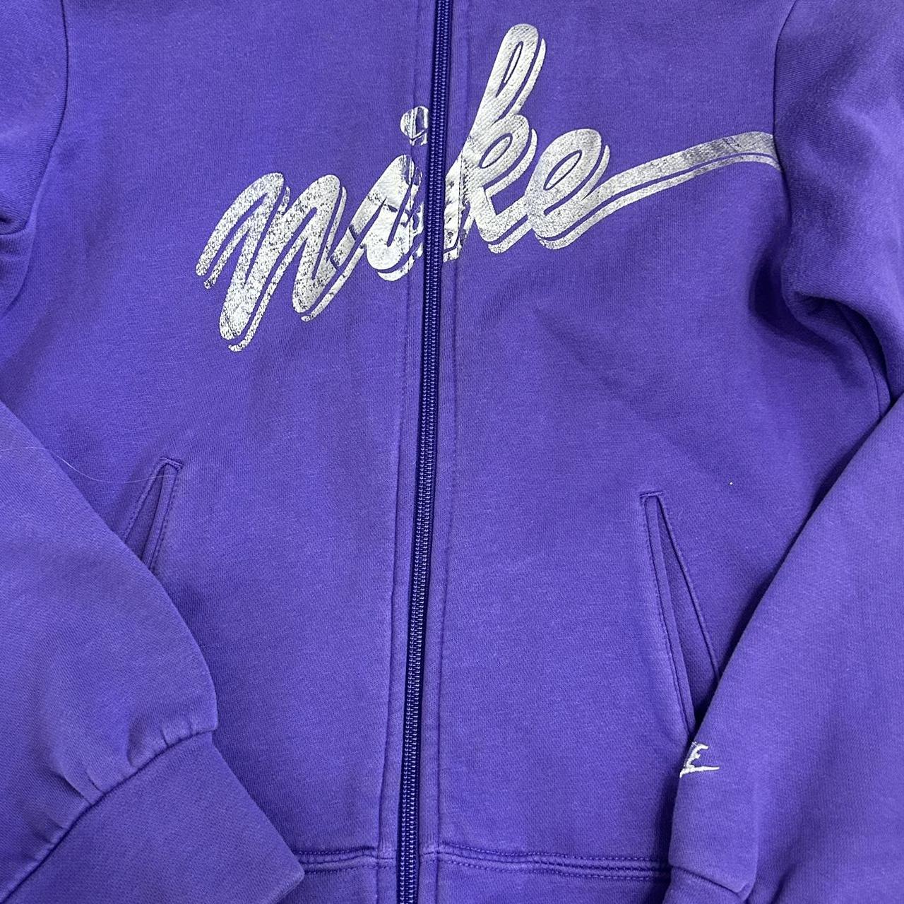 Vintage y2k style purple Nike zip up