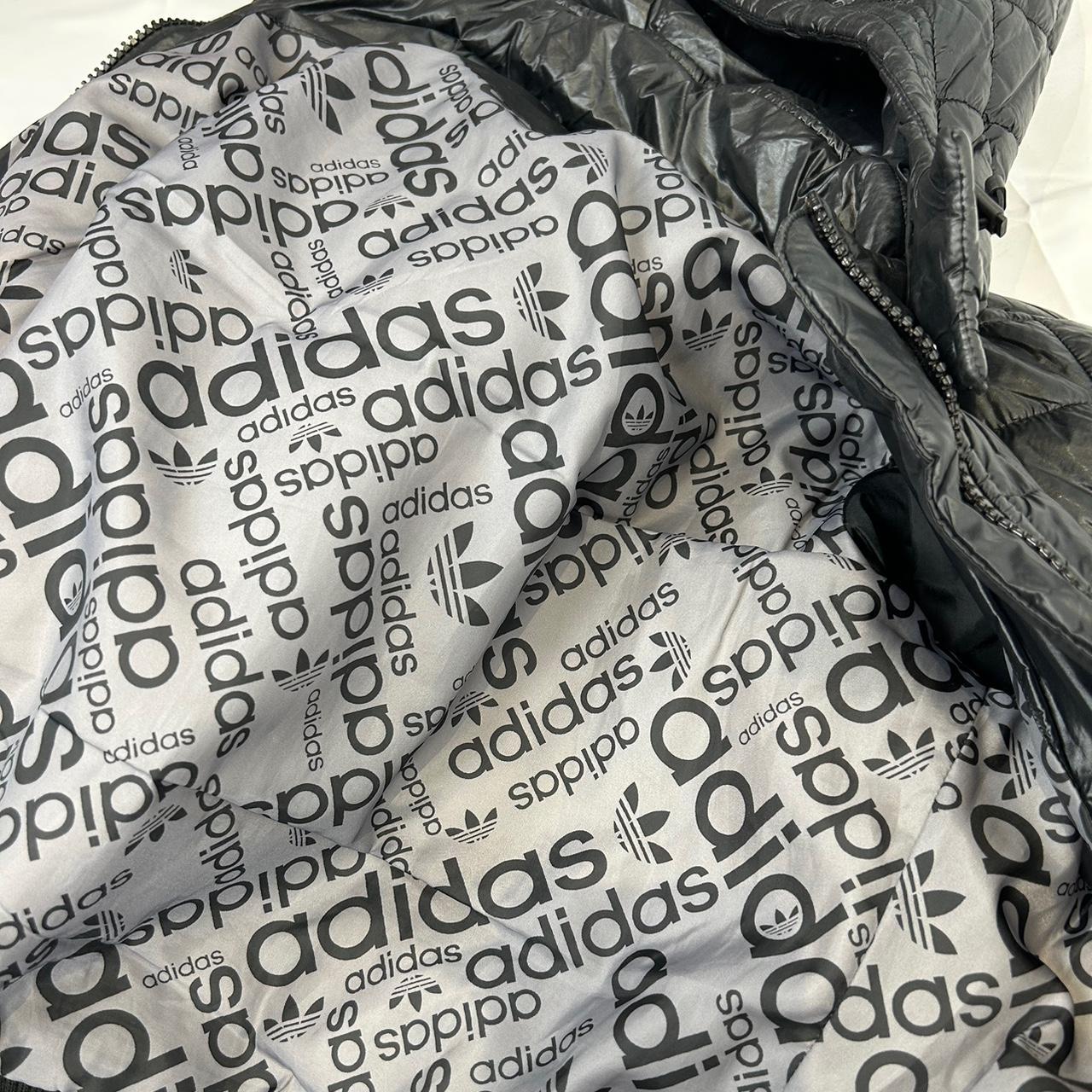 Vintage y2k style black Adidas puffer jacket