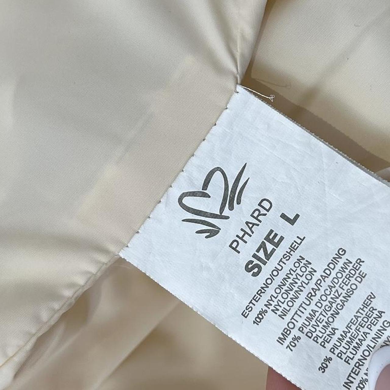 Vintage y2k style cream puffer jacket