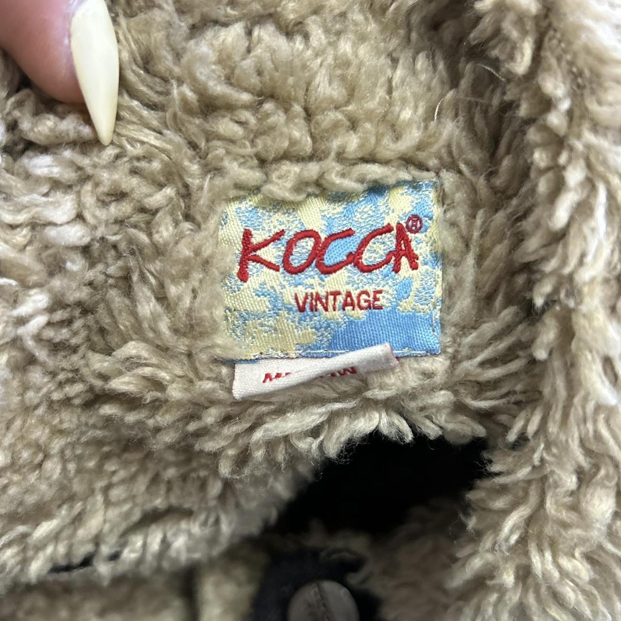 Vintage y2k style denim/sheepskin jacket