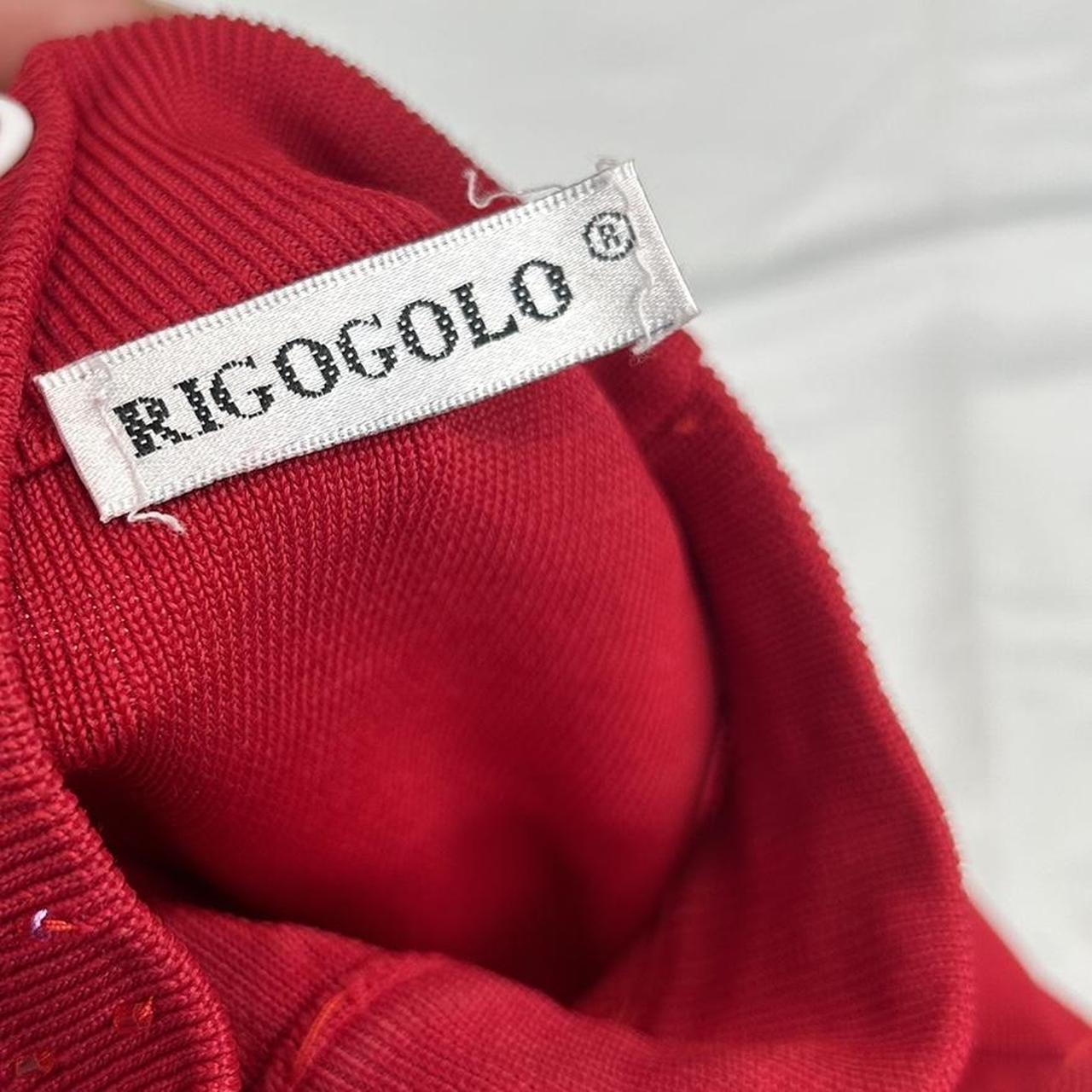 Vintage y2k style red embellished top