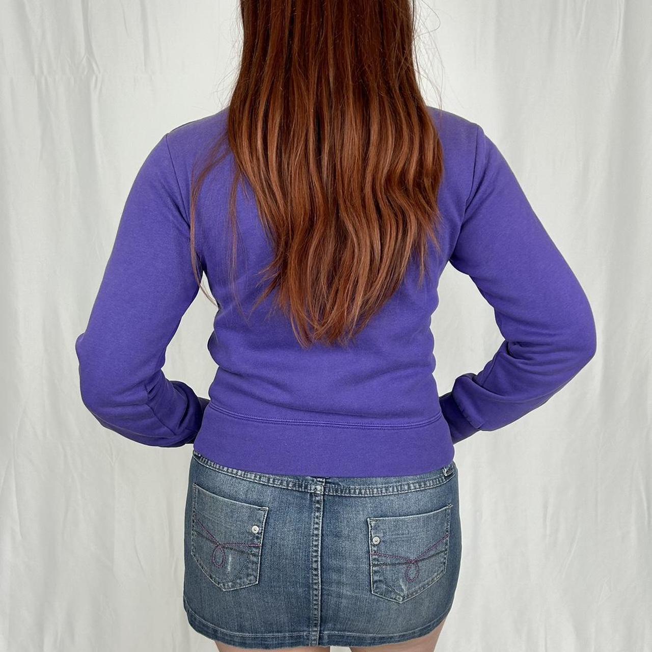 Vintage y2k style purple Nike zip up