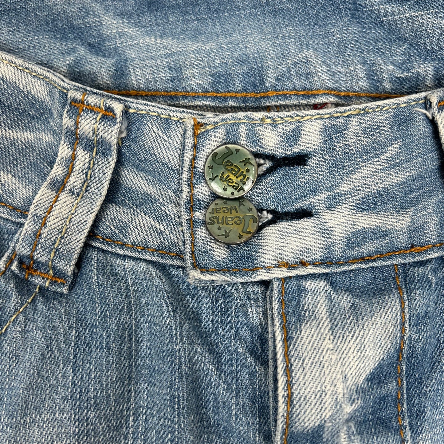 Vintage y2k style denim mini skirt