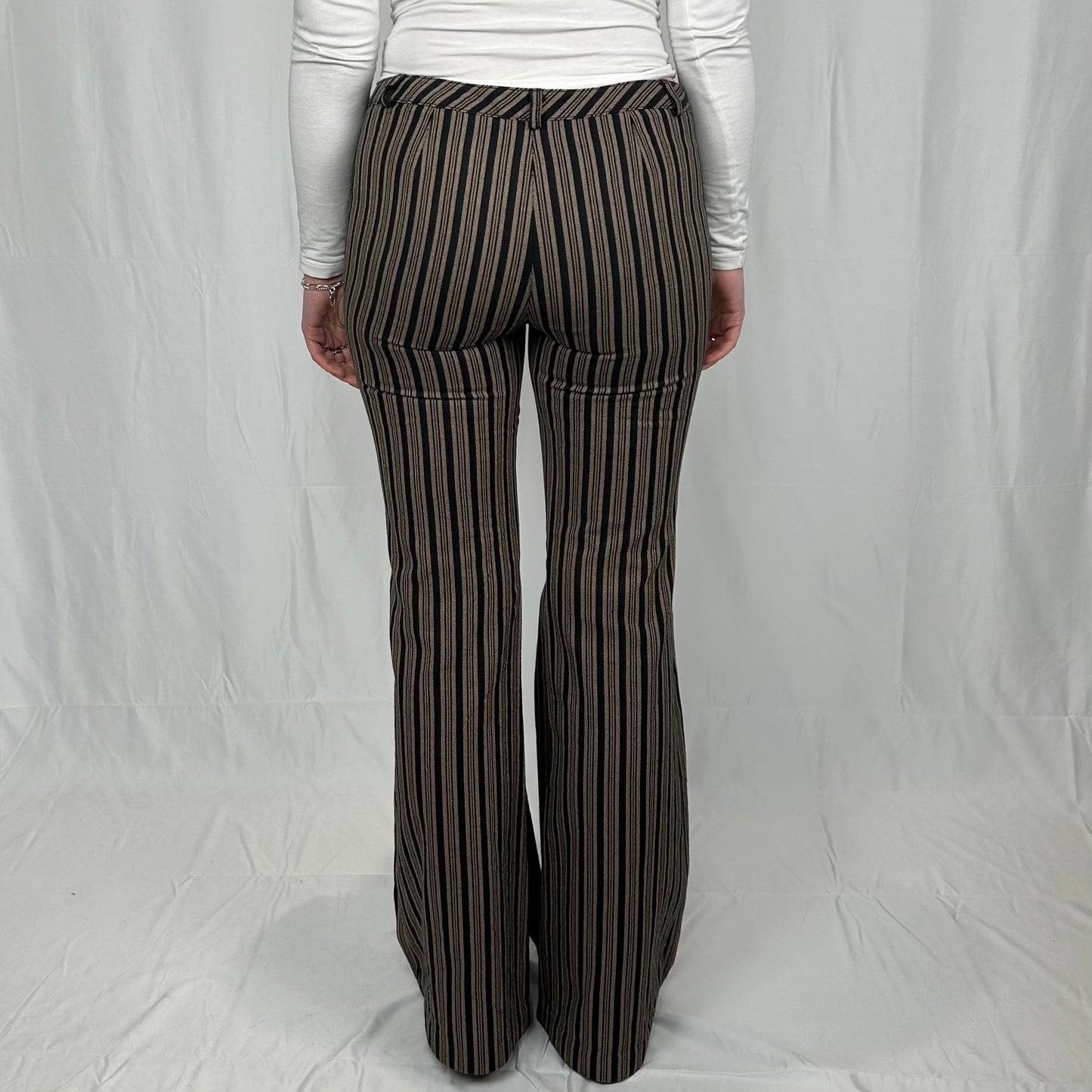Vintage y2k style pinstripe trousers
