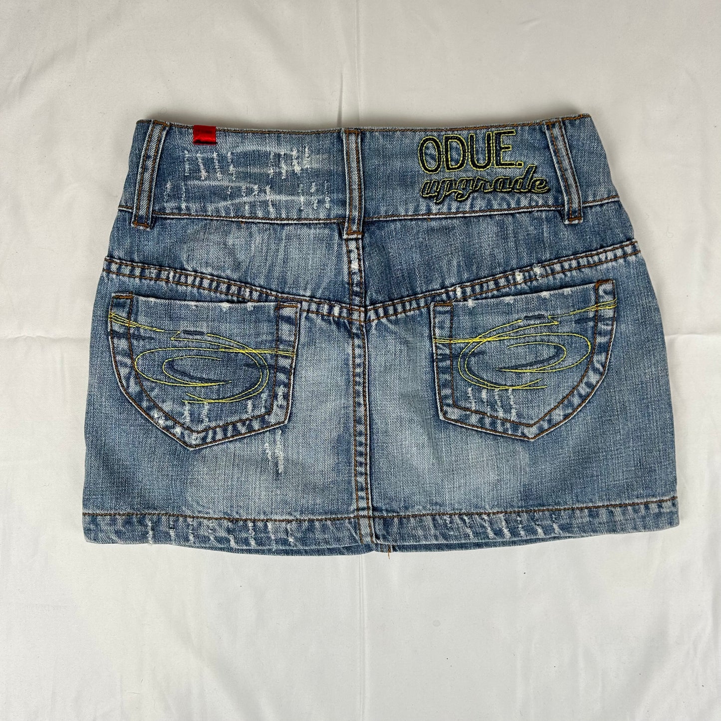 Vintage y2k style denim mini skirt