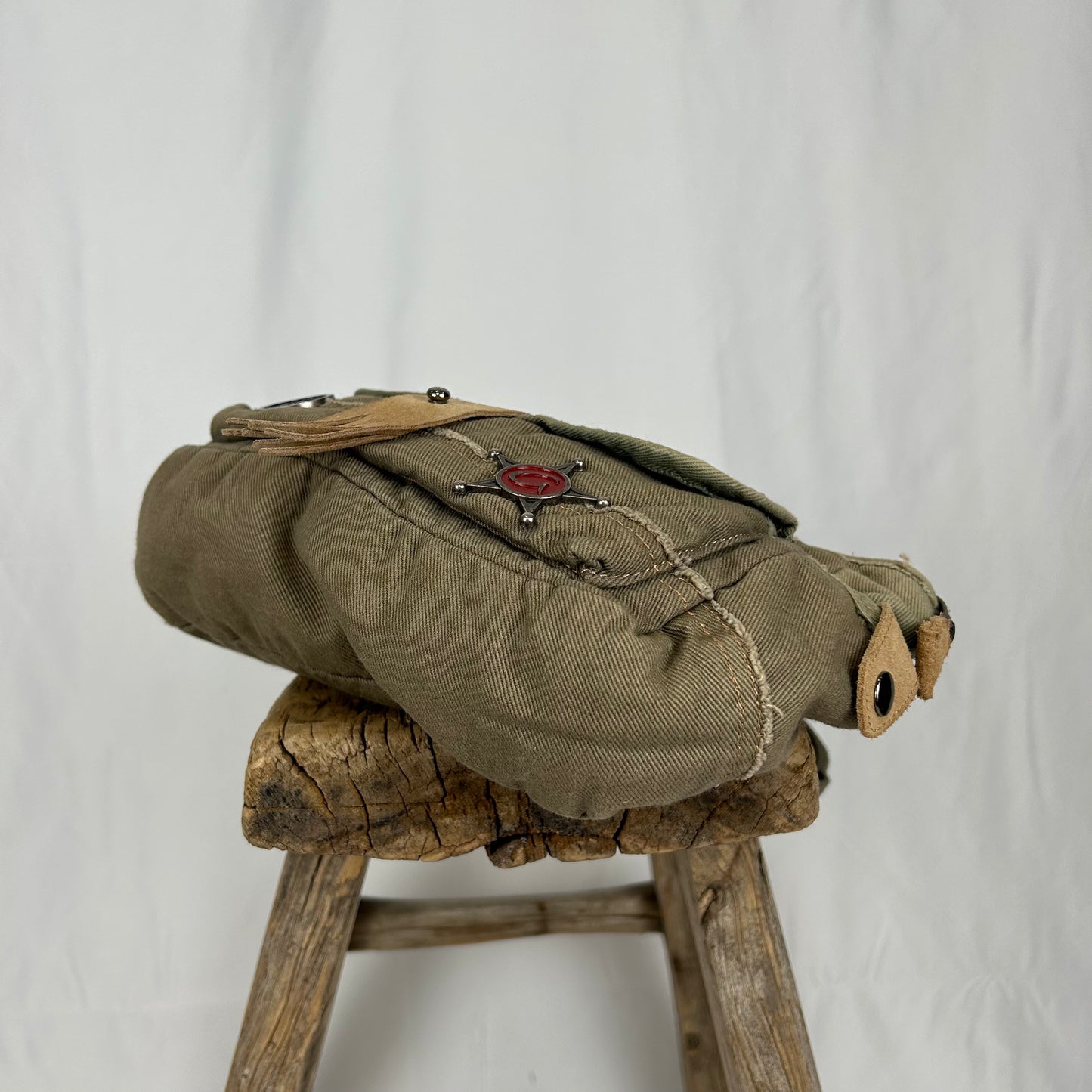 Vintage y2k style utility small shoulder bag