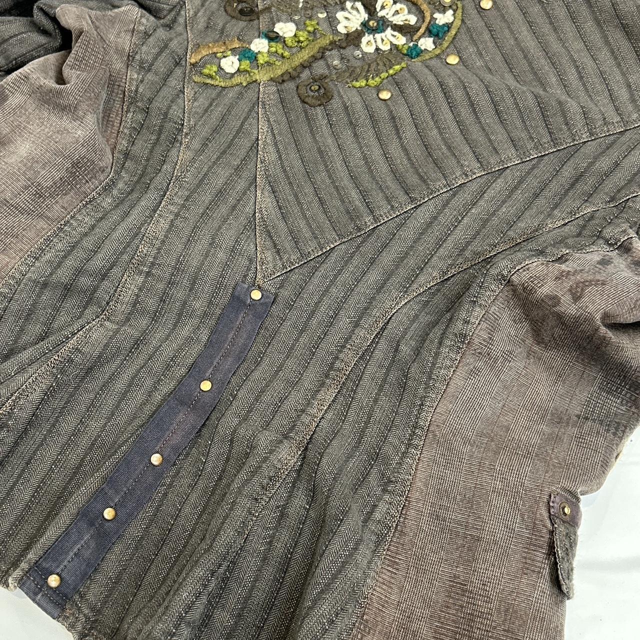Vintage y2k style embellished tailored jacket