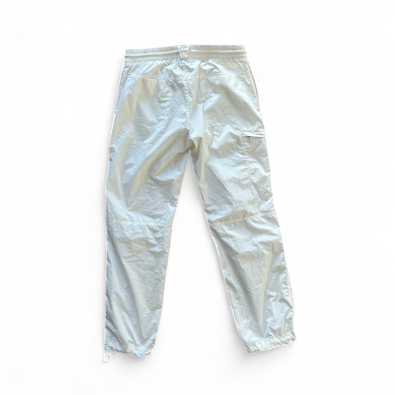 Vintage Y2K style white Nike track pants