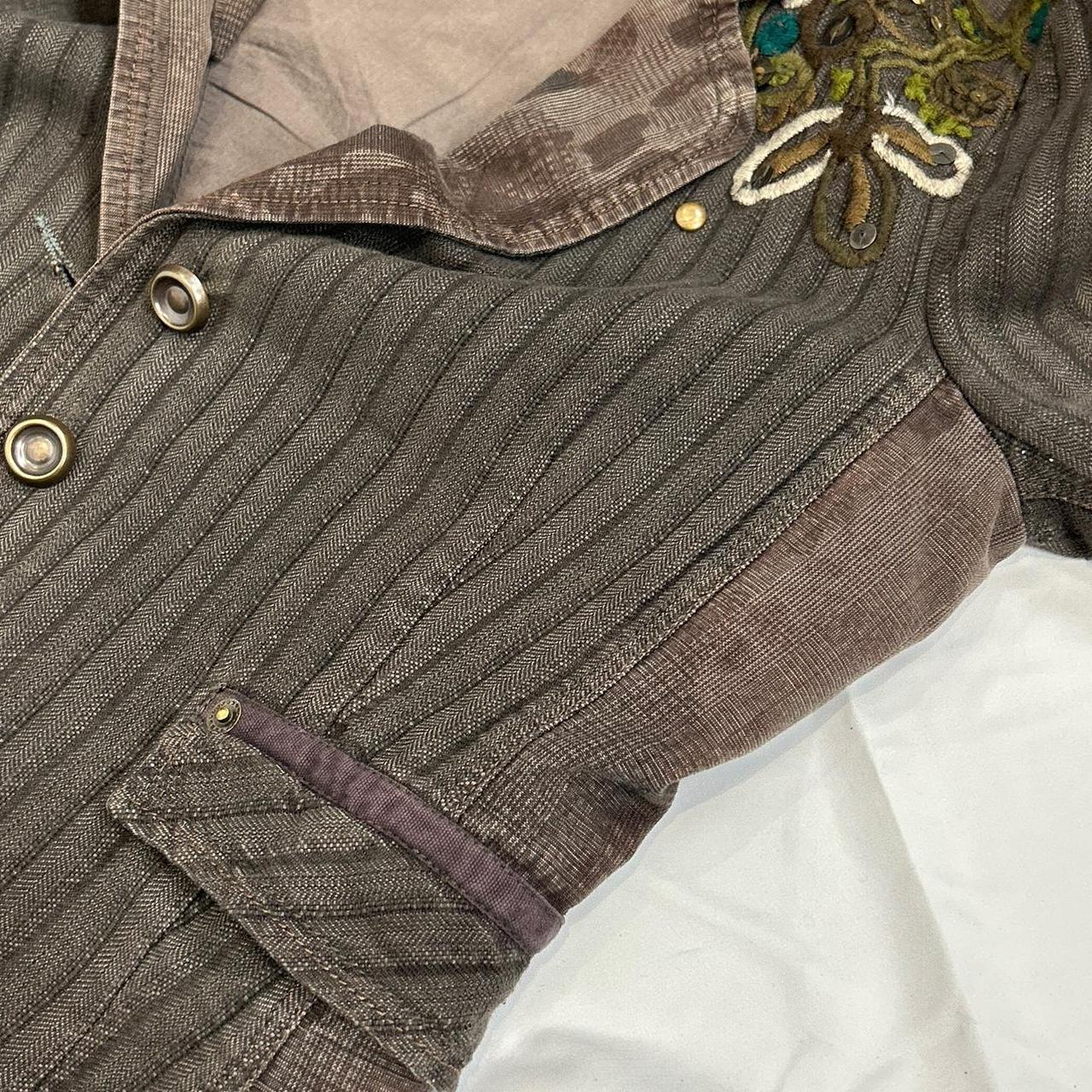 Vintage y2k style embellished tailored jacket