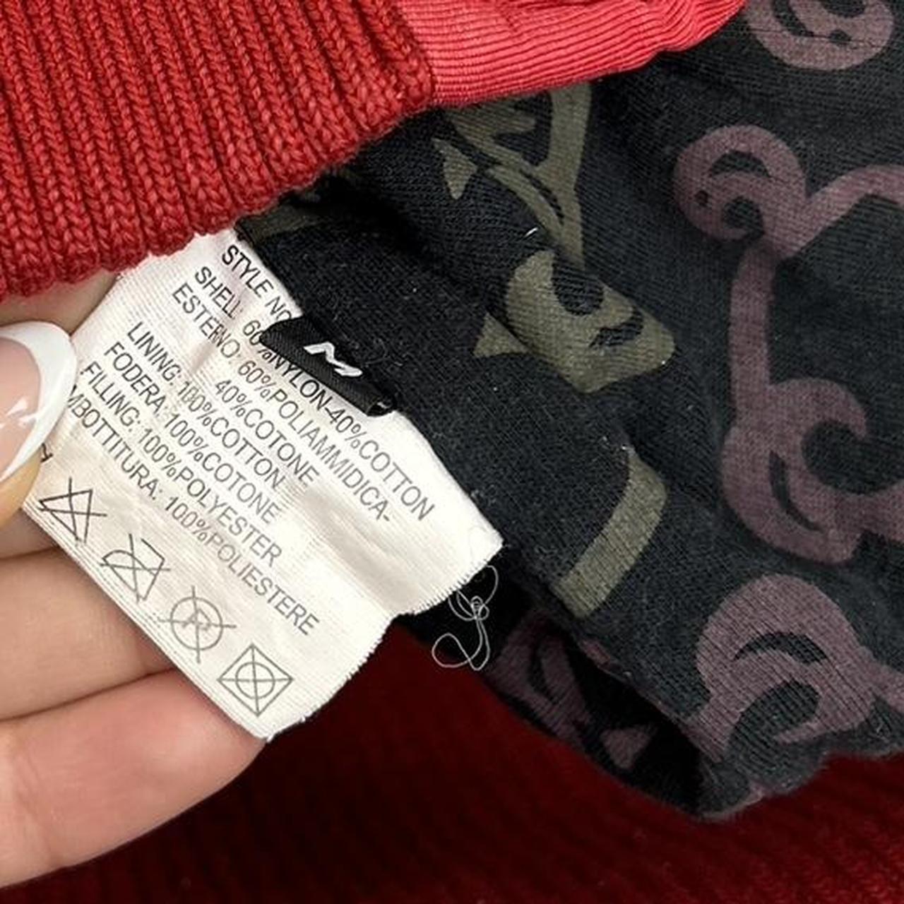 Vintage y2k style red zip up jacket