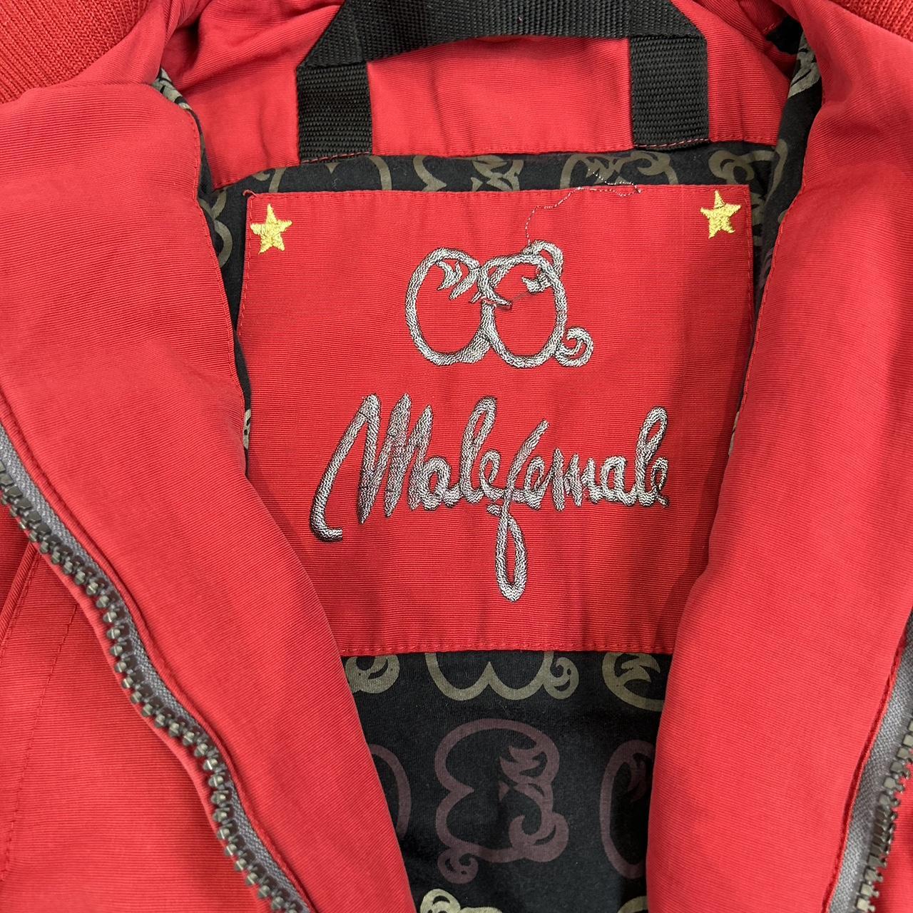 Vintage y2k style red zip up jacket