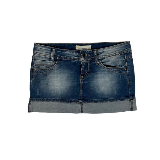 Vintage y2k style denim mini skirt